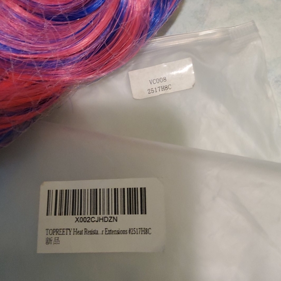 Heat Resistant 24in Colored Hair Extension - Picture 8 of 8